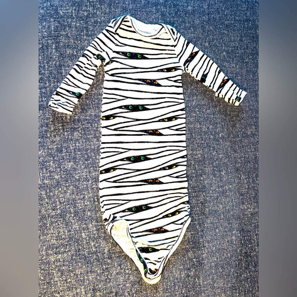 Angel Dear Mummy infant gown, size 0-3 mos